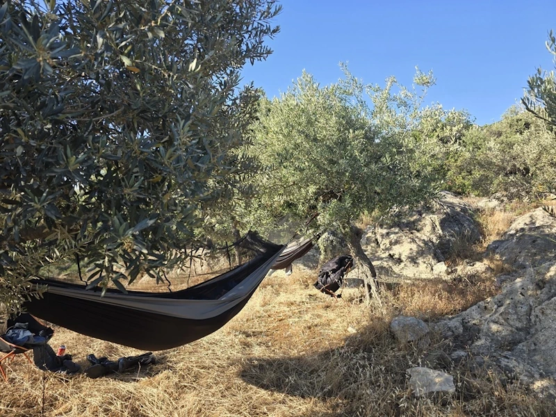 Übernachten in Hängematten auf Motorradreisen