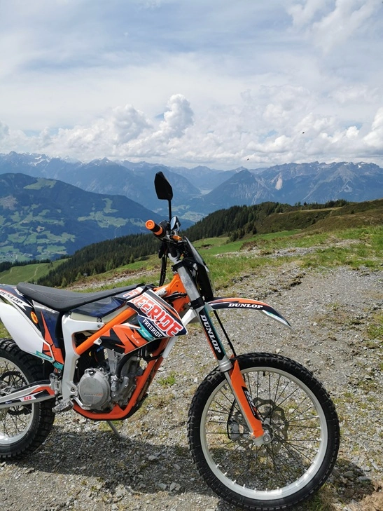 zum Wiedersberger Horn Tirol mit der KTM