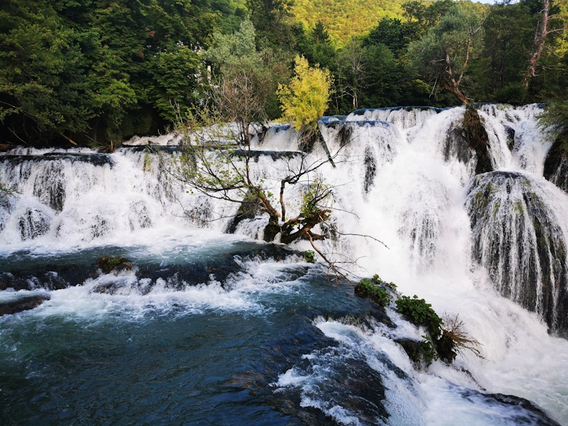 Wasserfälle Una Nationalpark in Bosnien