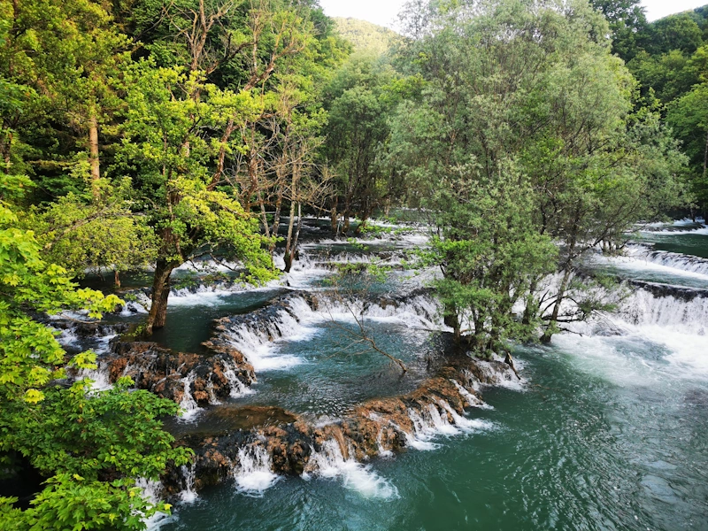 Wasserfälle Una Nationalschutzgebiet in Bosnien