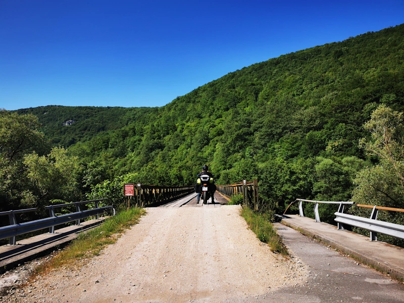 Nationalpark Offroad Motorradtour Bosnien