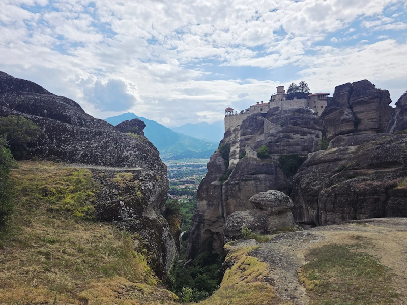 Route Motorrad durch Griechenland Viewpoints Meteora-Klöster