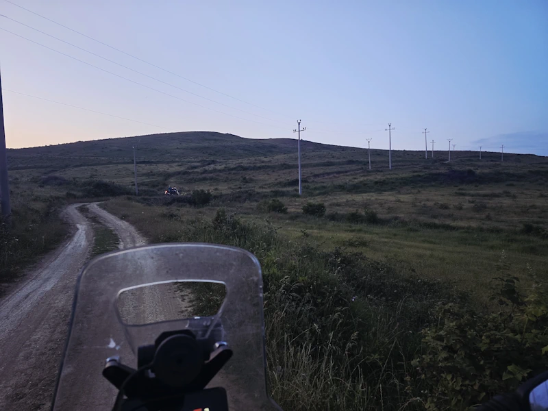 Motorradstrecken am Meer Albanien offroad