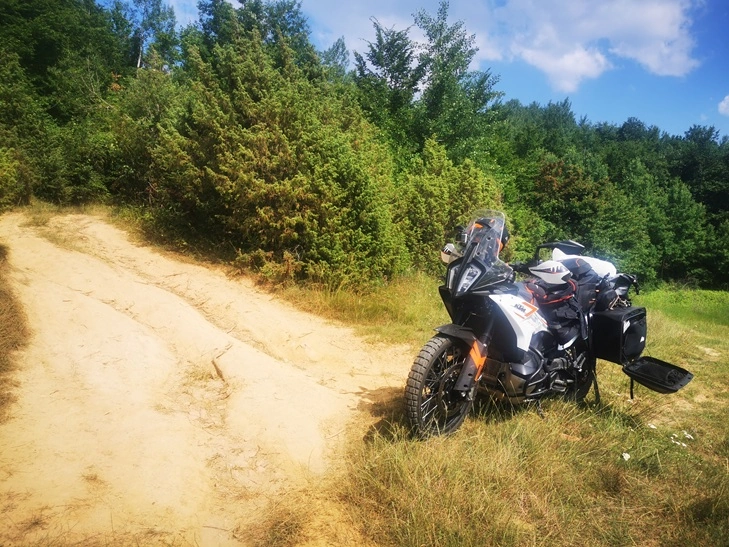 Offroad Motorrad Wildcamping