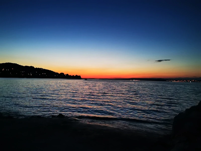 Sonnenuntergang Motorrad